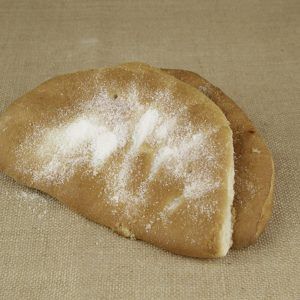Dulces horno. Tortas de manteca de 1/2 Luna